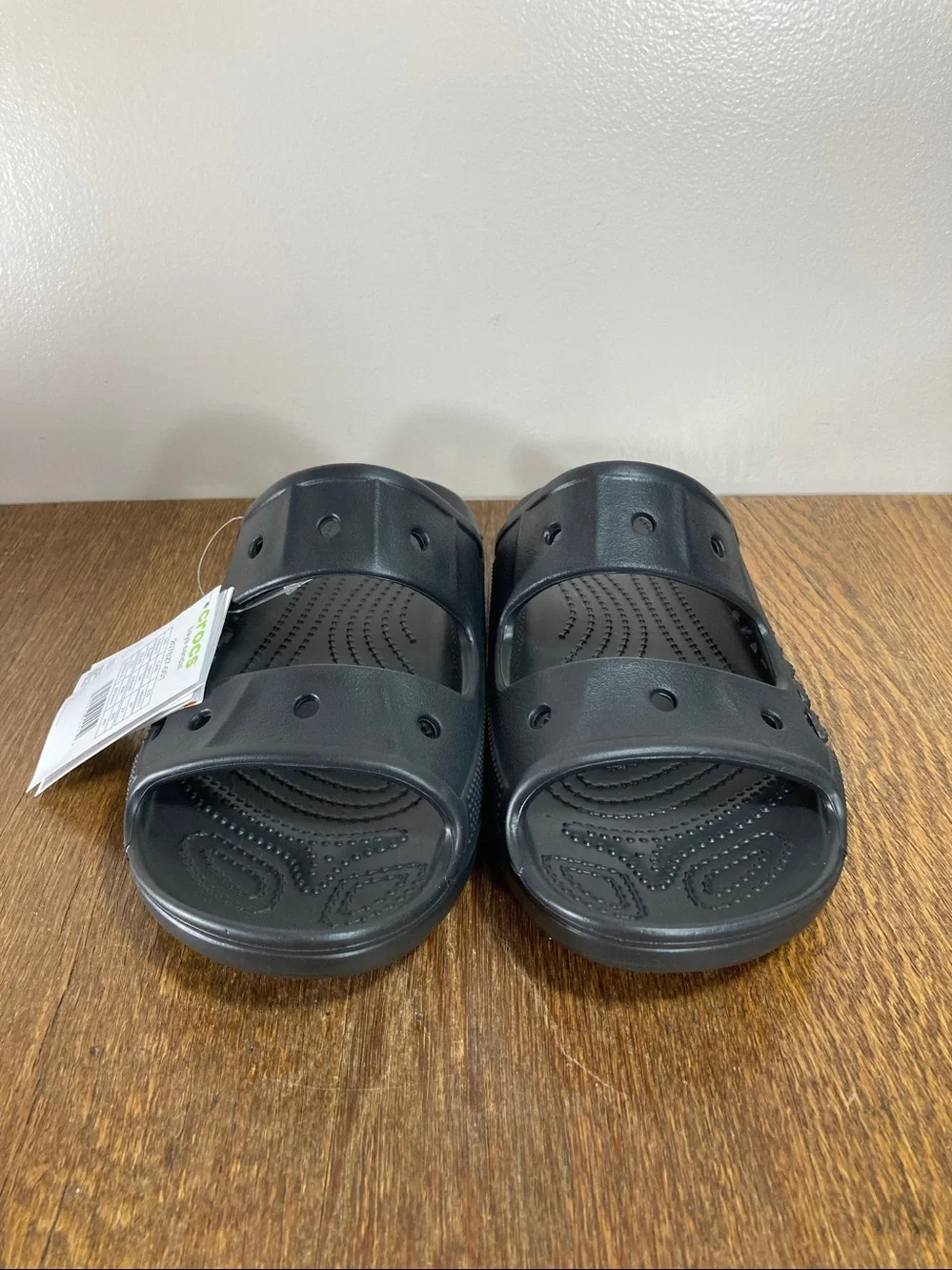 Crocs Baya Unisex Slide Sandal Women’s 11 Men’s 9 Black